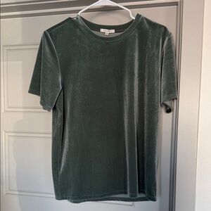 Z Supply Green Velvet T-shirt